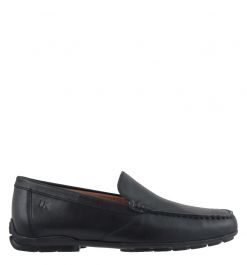 Lumberjack loafers for men made in leather with decorative seams