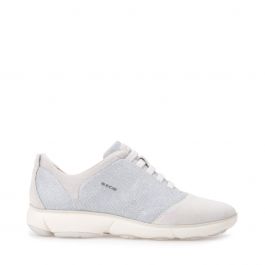 Scarpe Geox Nebula donna Sneakers bianco argento D641EG 0EW22C1121