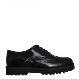 Hogan H259 francesine donna in pelle nera HXW2590R3211QAB999