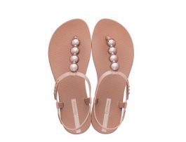 Ipanema Infradito Beige Glitter Art. IP.83706, In Flexpand Riciclabile, Suola In Gomma