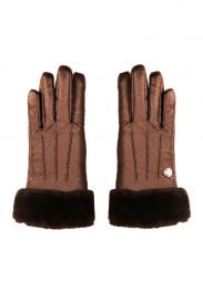 Gants LIU JO En Cuir Noir - Style Années 80 'The Love' - Taille Unique Femme - Neuf Avec étiquettes