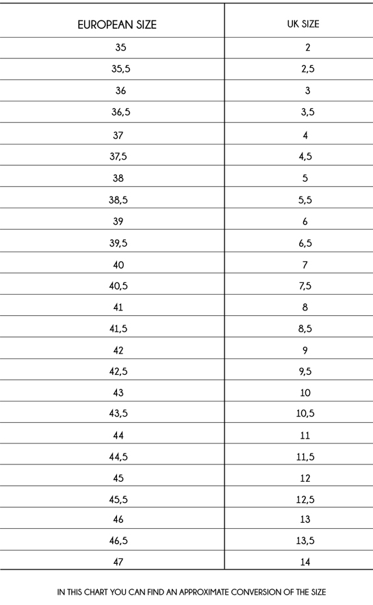 Patrizia Pepe Size Chart